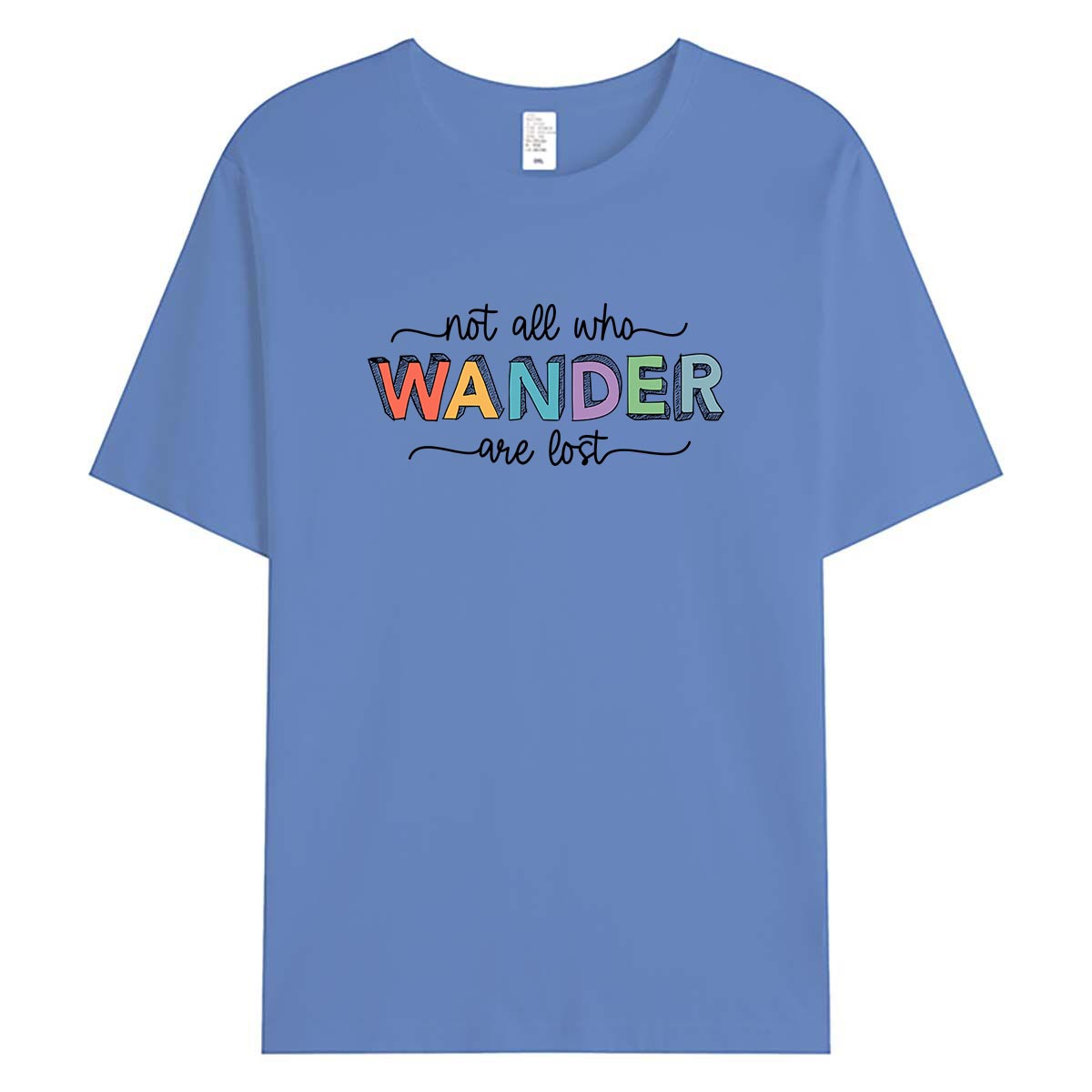 Casual WANDER Print T-Shirt Wo - Outdoor Adventure Vacations ulasan dan harga