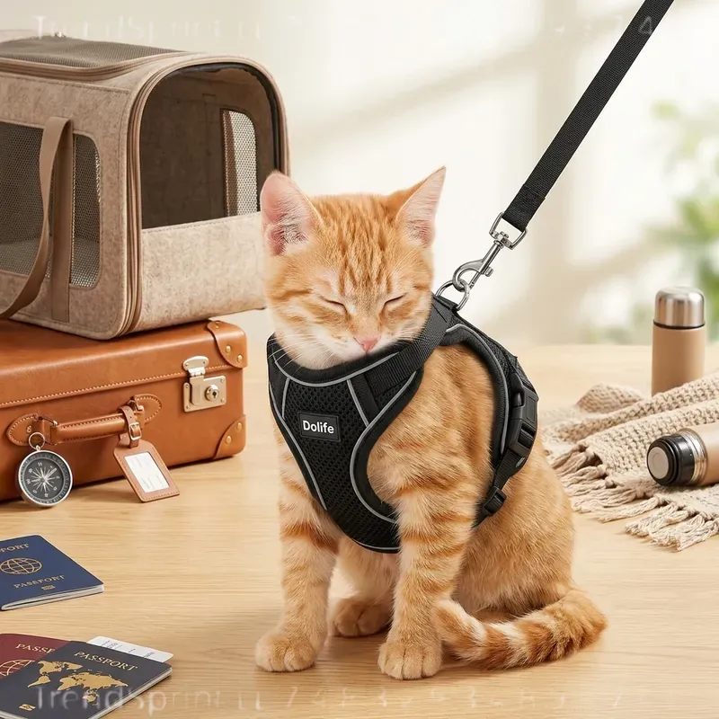 Cat Harness And Leash Set Anti - Outdoor Adventure Walks ulasan dan harga