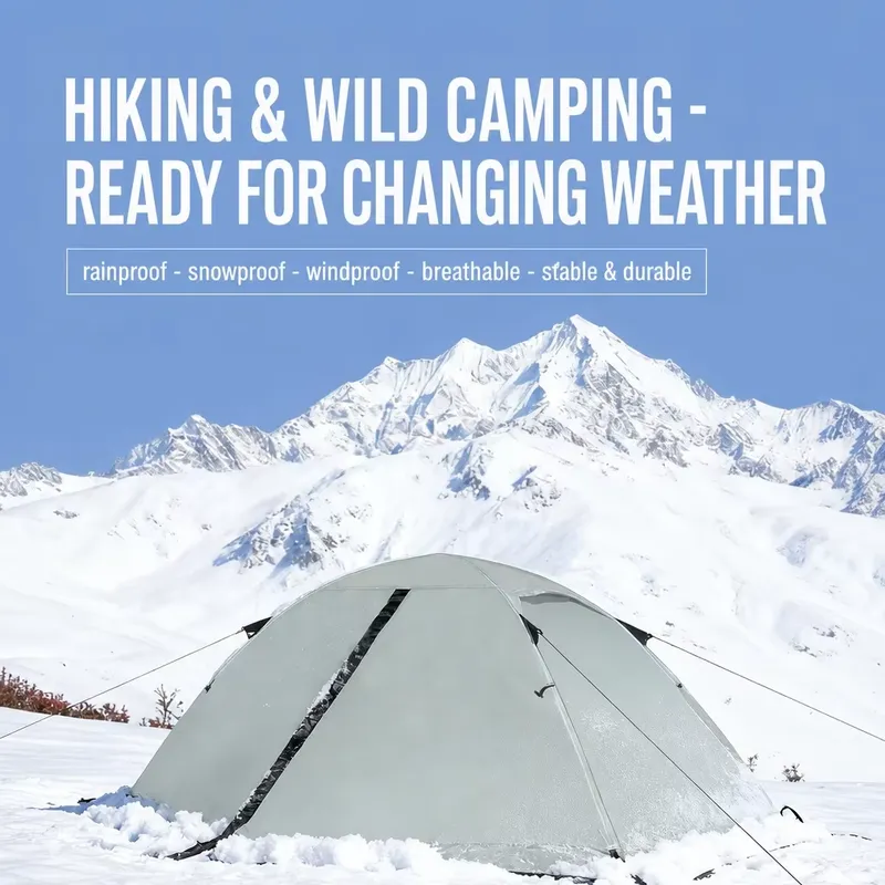 Ultralight Double Layer Campin - Outdoor Adventure Dome Shelter ulasan dan harga