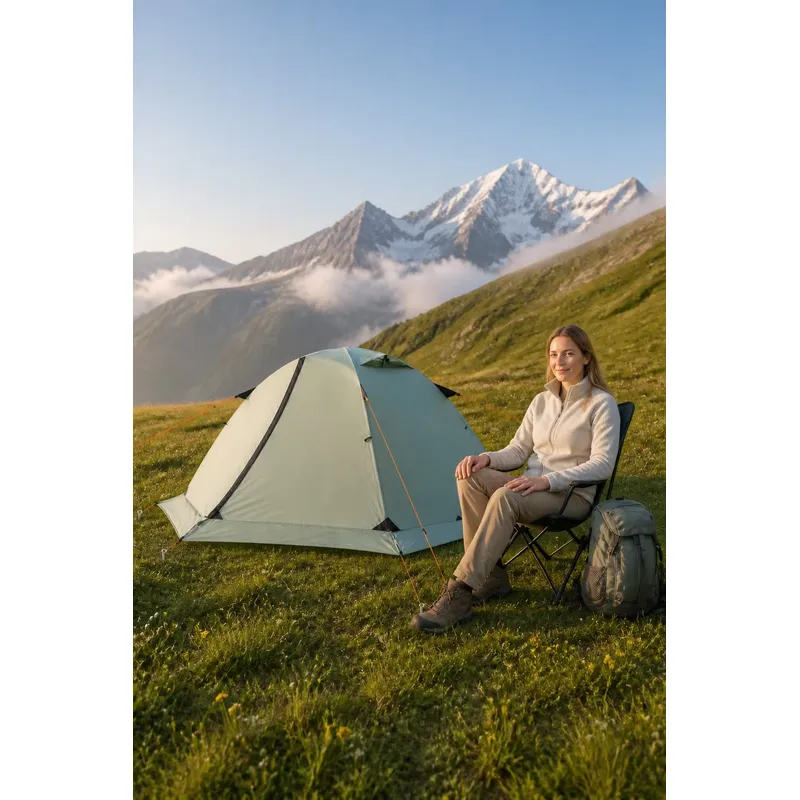 Ultralight Double Layer Campin - Outdoor Adventure Dome Shelter ulasan dan harga