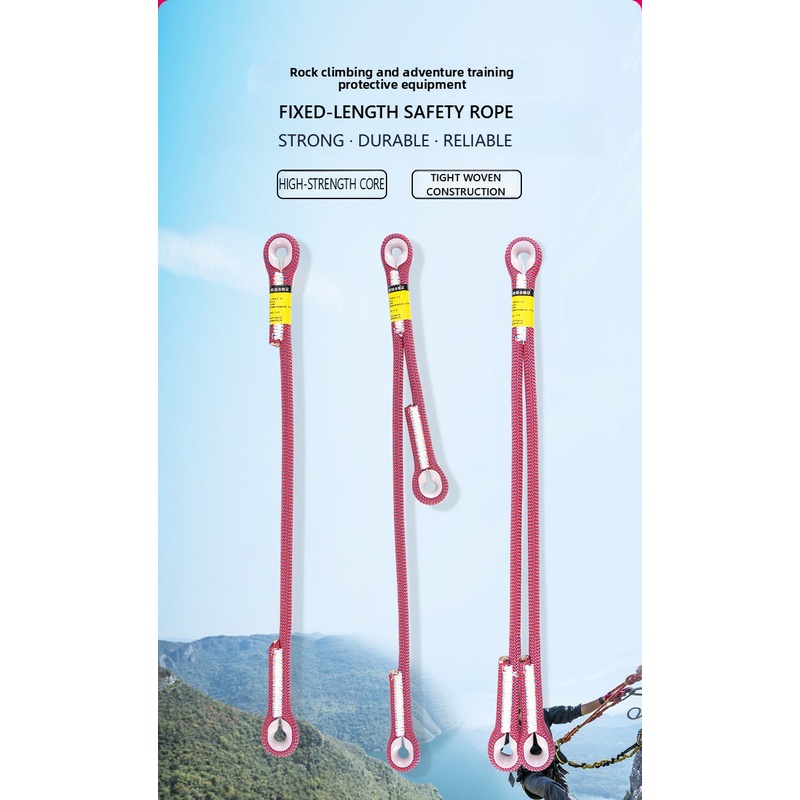 12mm Nylon Fixed‑Length Climbi - Adventure Outdoor Equipment ulasan dan harga
