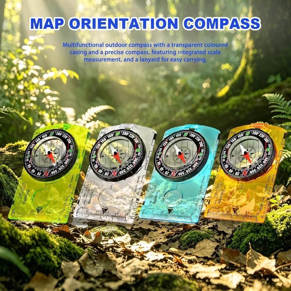 Waterproof Orienteering Compas - Map Compass Orienteering ulasan dan harga