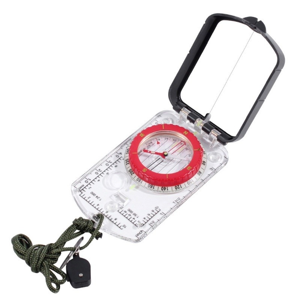 Luminous Outdoor Compass with  - Map Compass Orienteering ulasan dan harga