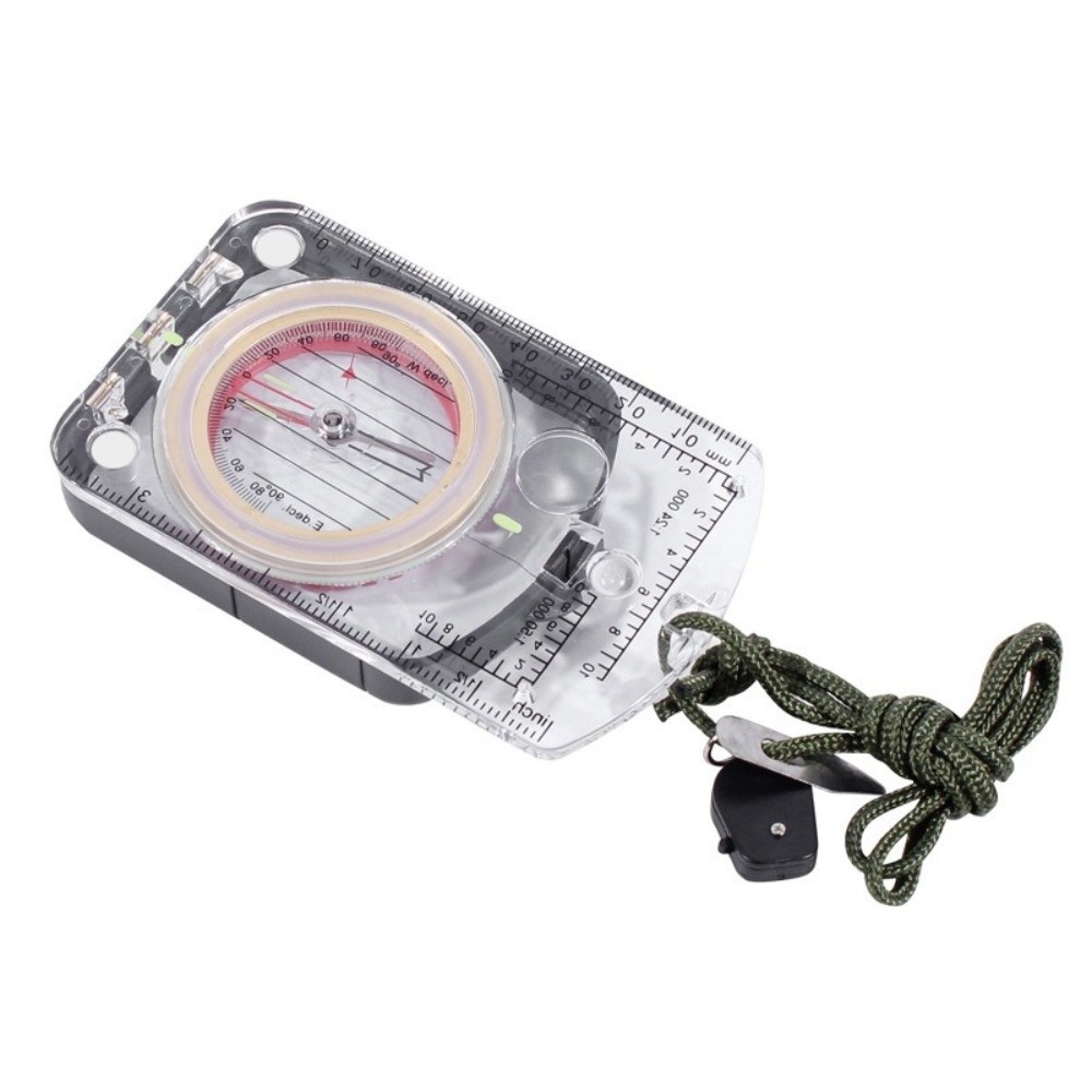 Luminous Outdoor Compass with  - Map Compass Orienteering ulasan dan harga