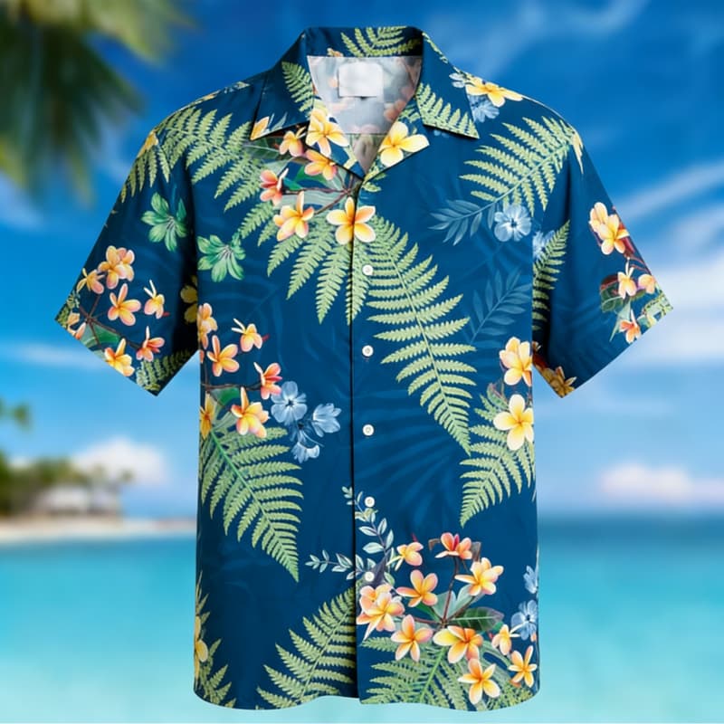 Men's Premium Hawaiian Floral  - Outdoor Adventure Vacations ulasan dan harga