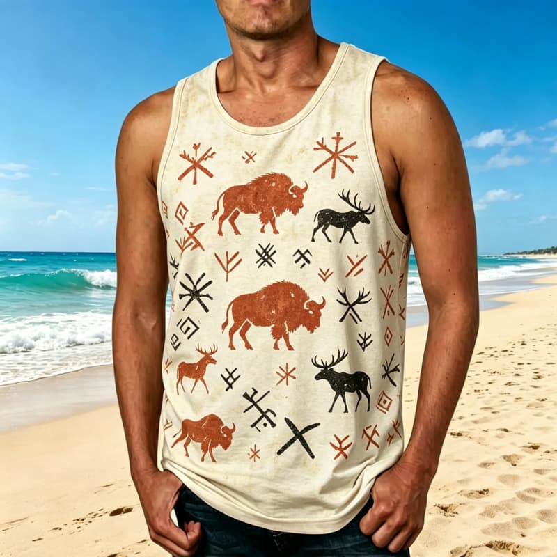 A unique tribal art printed ve - Outdoor Adventure Vacations ulasan dan harga