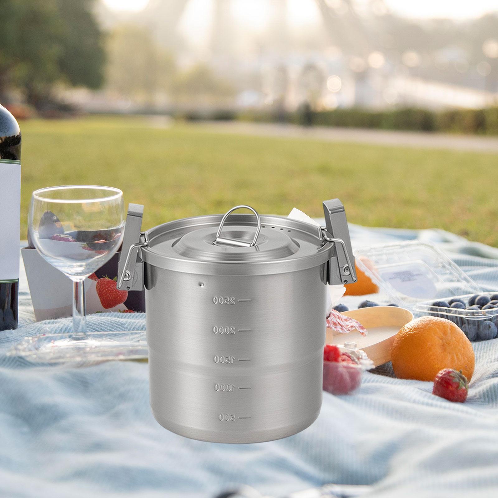Portable Outdoor Camping Pot w - Adventure Outdoor Equipment ulasan dan harga