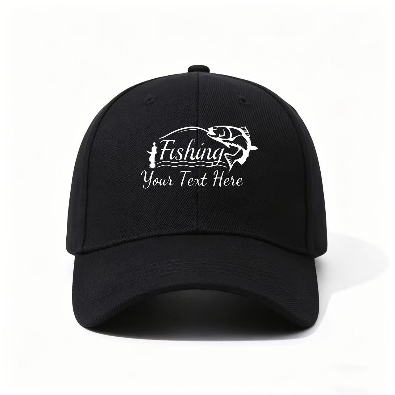 Fishing-Themed Baseball Cap, F - Outdoor Adventure Vacations ulasan dan harga