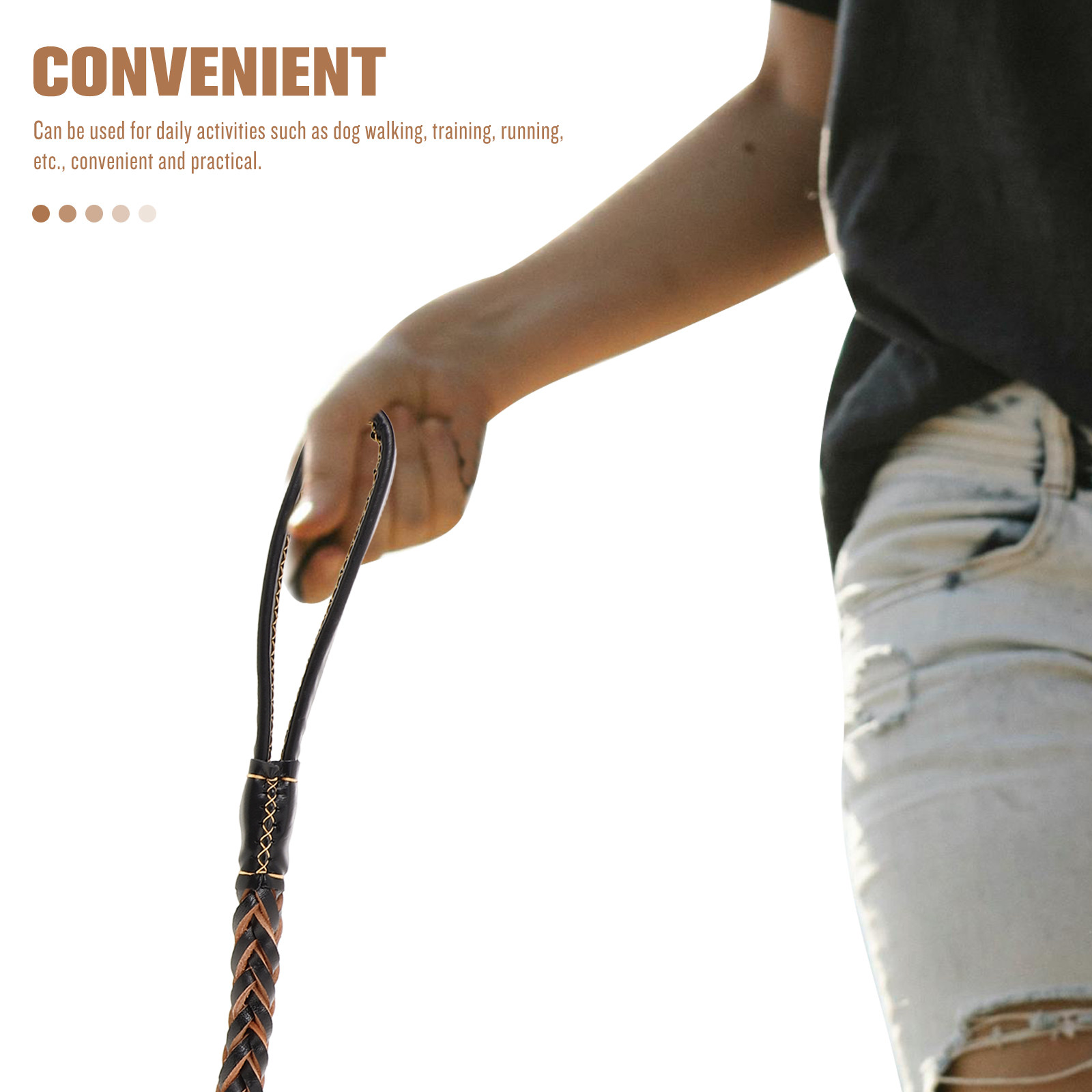 1Set Dog Leash and Collar Set  - Outdoor Adventure Walks ulasan dan harga