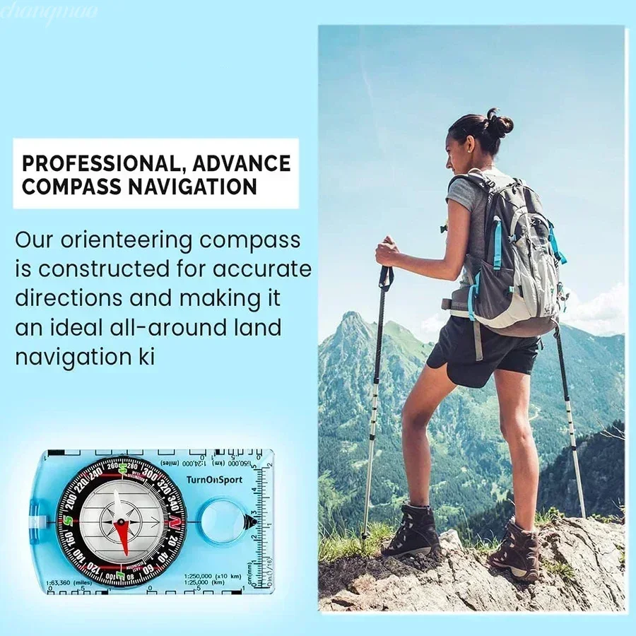 Waterproof Orienteering Compas - Map Compass Orienteering ulasan dan harga