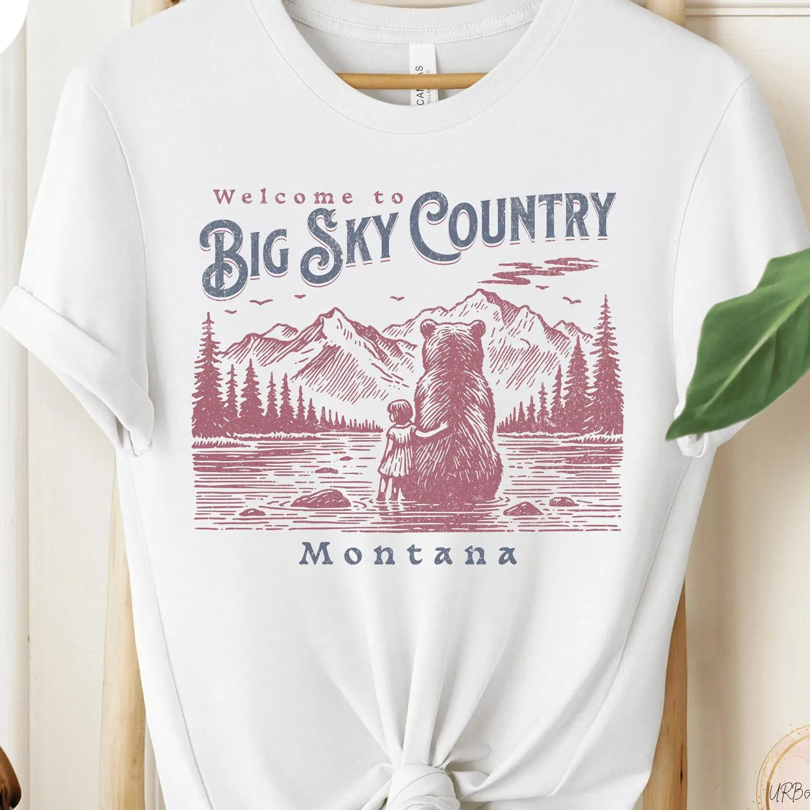 Big Sky Country Montana Bear T - Outdoor Adventure Vacations ulasan dan harga