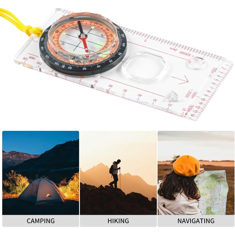 1-10Pcs Compass Navigation Map - Map Compass Orienteering ulasan dan harga