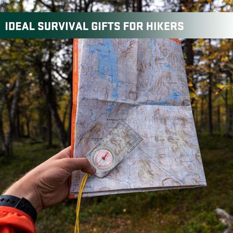 1-10Pcs Compass Navigation Map - Map Compass Orienteering ulasan dan harga