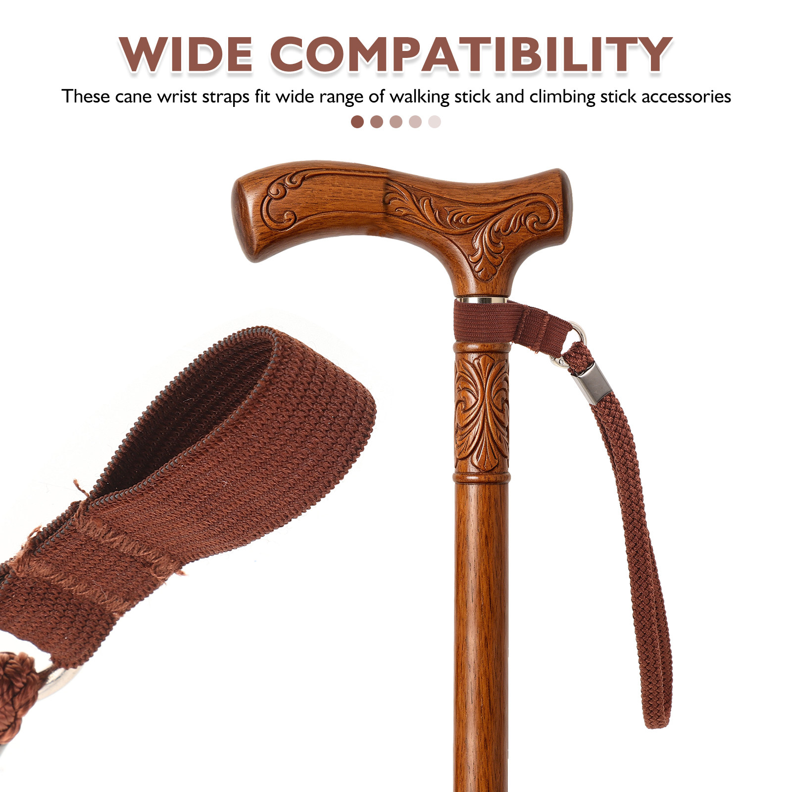 5Pcs Walking Stick Wrist Strap - Outdoor Adventure Walks ulasan dan harga