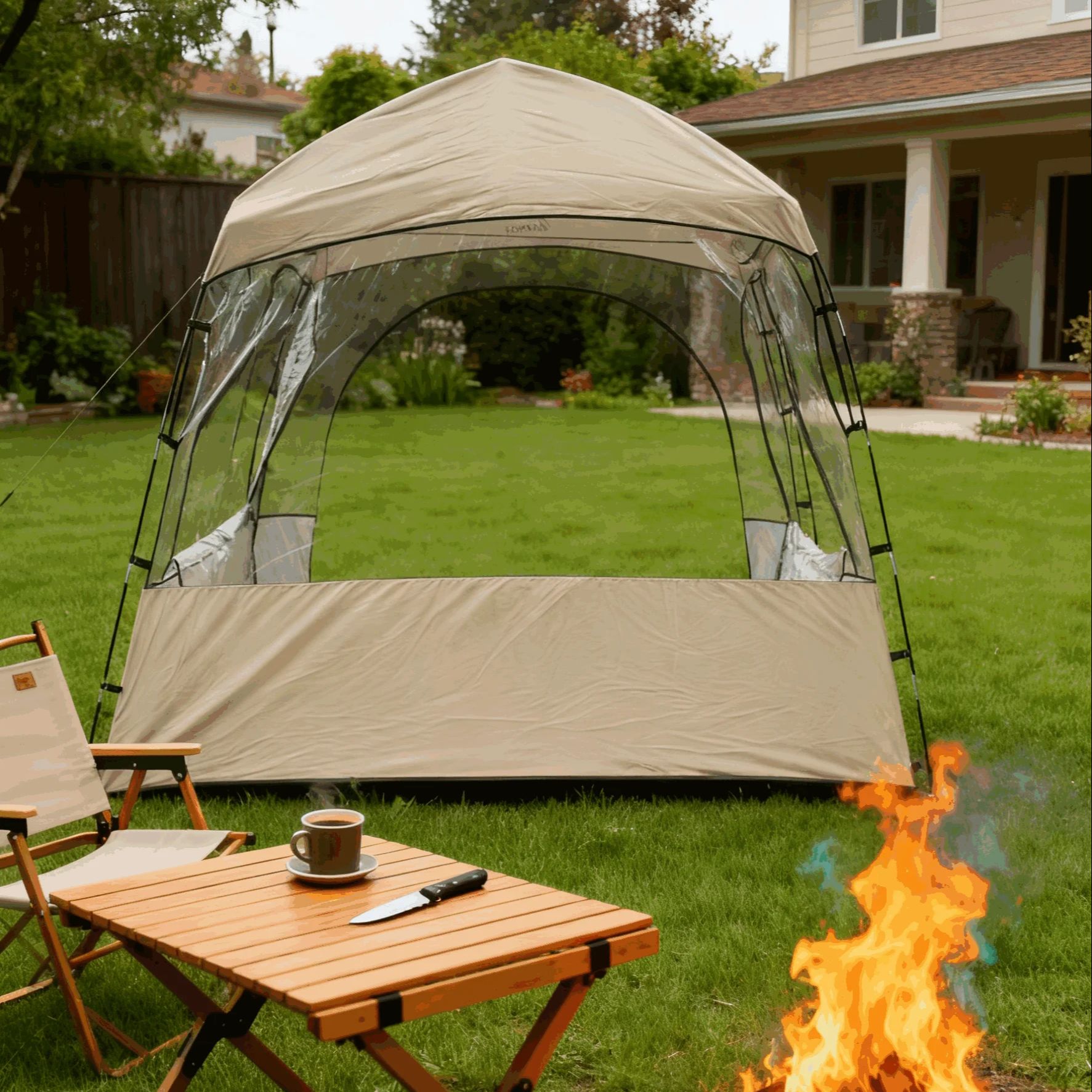 Gardens, Patios, Outdoor Adven - Outdoor Adventure Dome Shelter ulasan dan harga