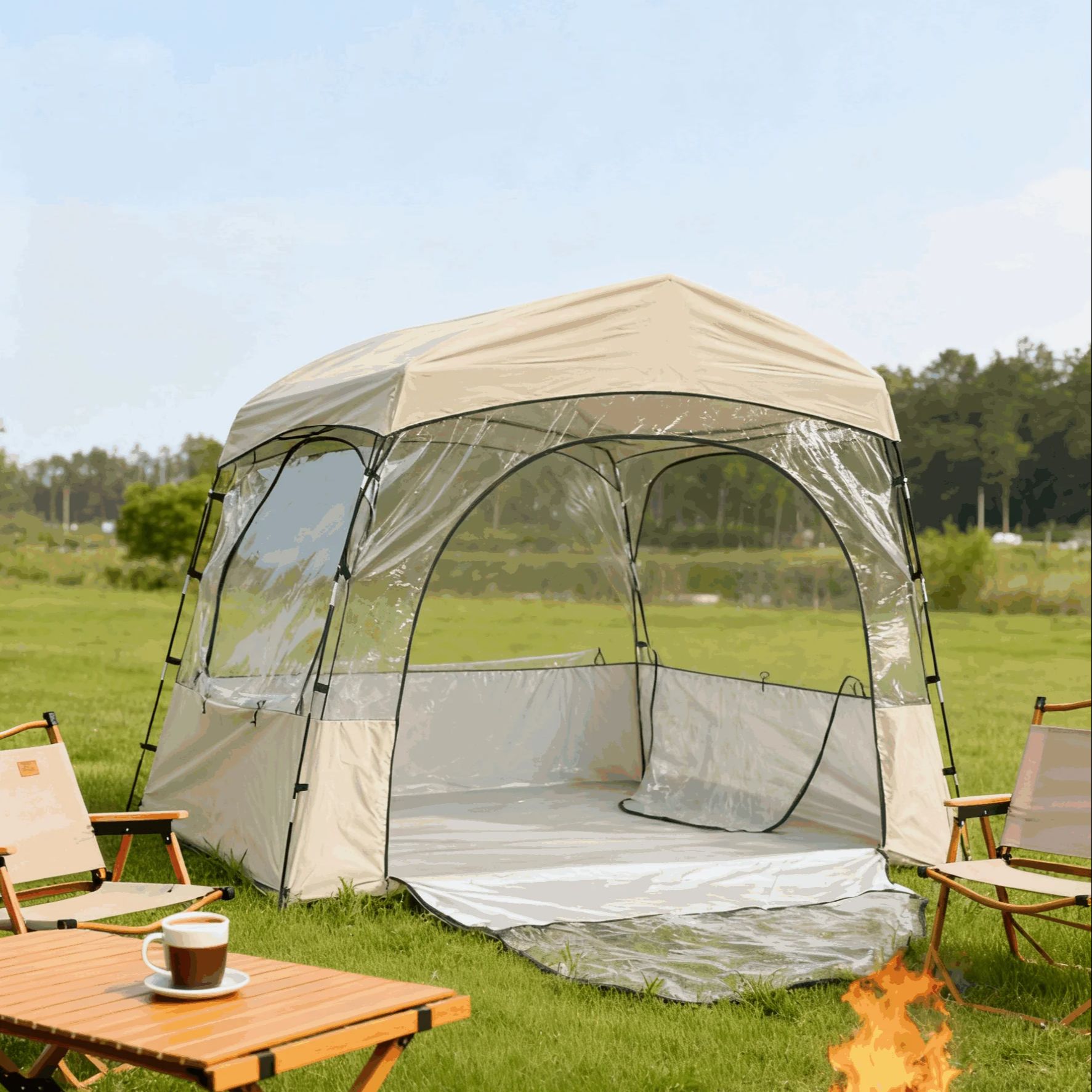 Gardens, Patios, Outdoor Adven - Outdoor Adventure Dome Shelter ulasan dan harga